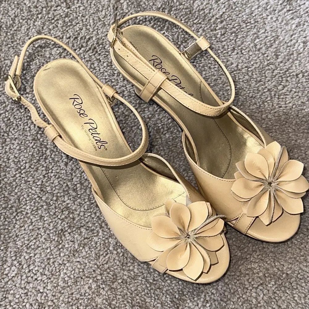 Rose Petals by Walking Cradles Flower Heels!